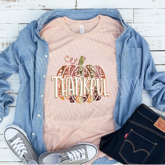 Thankful Pumpkin Tee