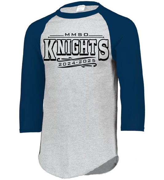 Knights Adult Baseball T-shirt