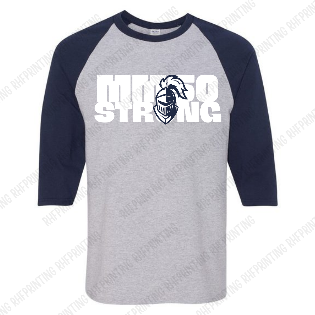 MMSO Strong Adult Baseball Tee