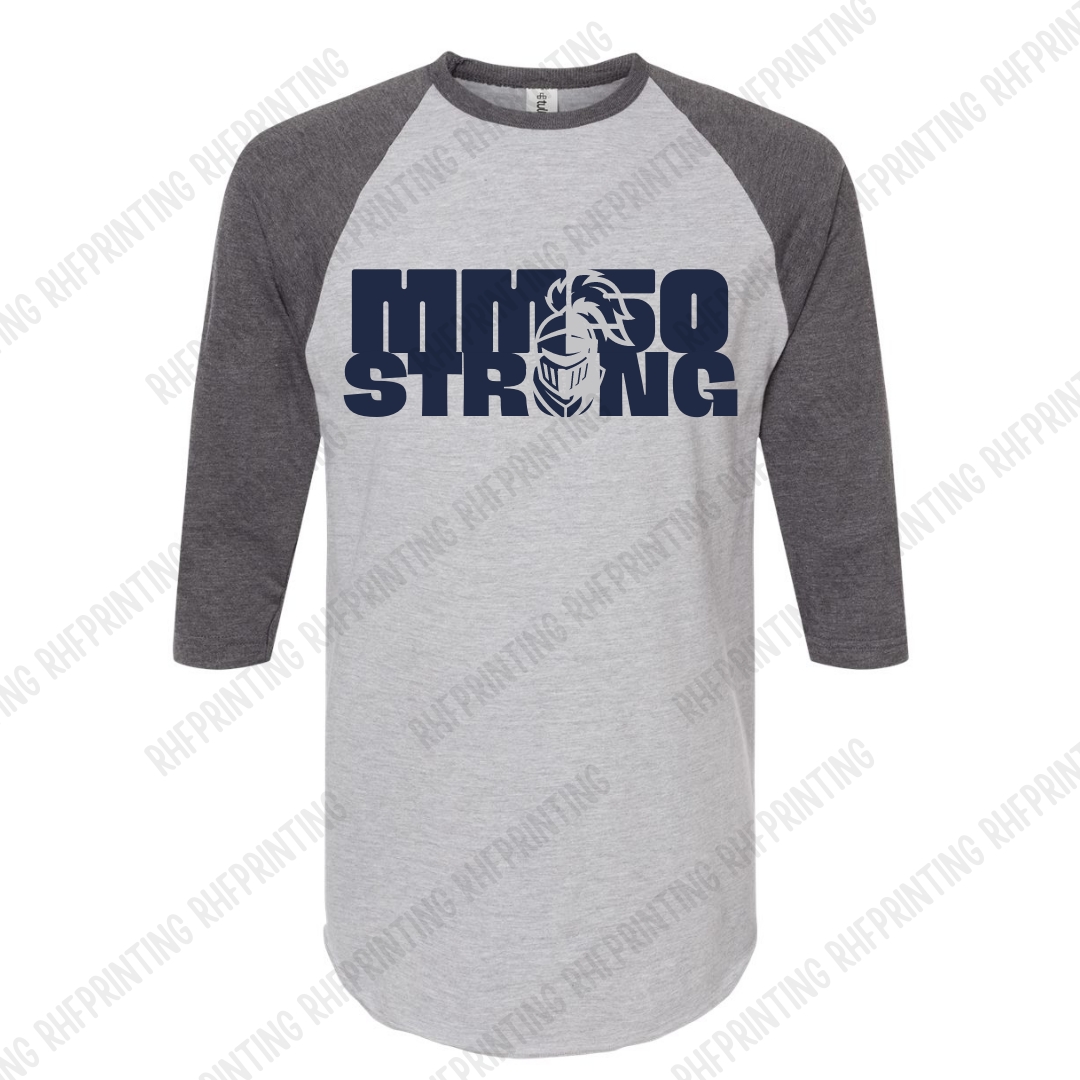 MMSO Strong Adult Baseball Tee