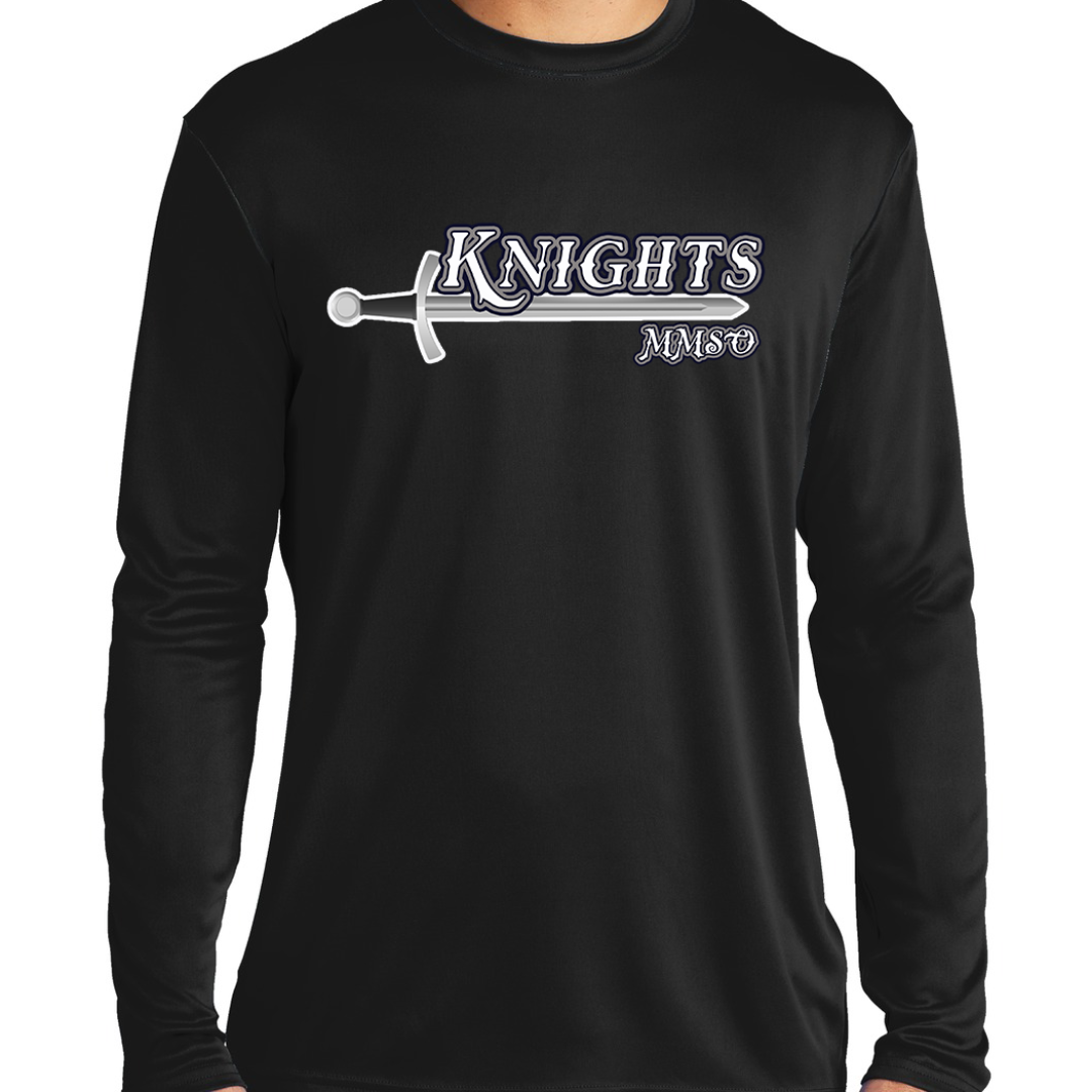 Knights Sword Adult Long Sleeve T-shirt