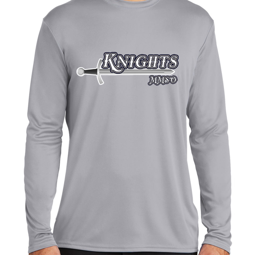 Knights Sword Adult Long Sleeve T-shirt