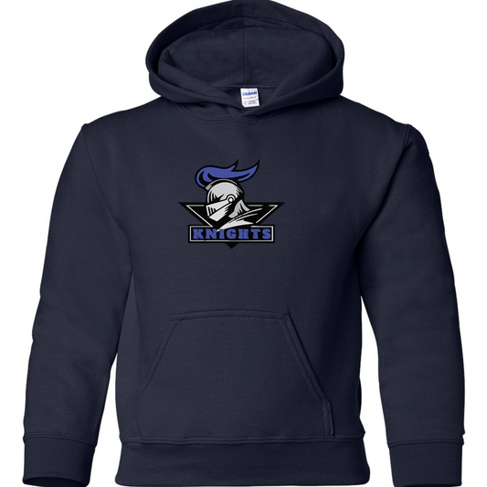 Knights Helmet Youth Hoodie