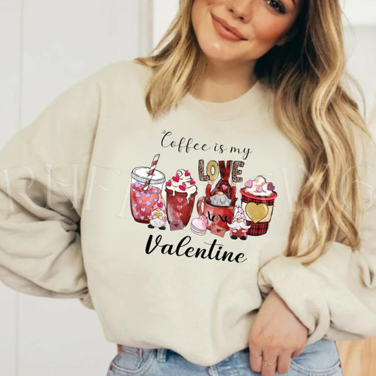 Coffee Valentine Sweatshirt