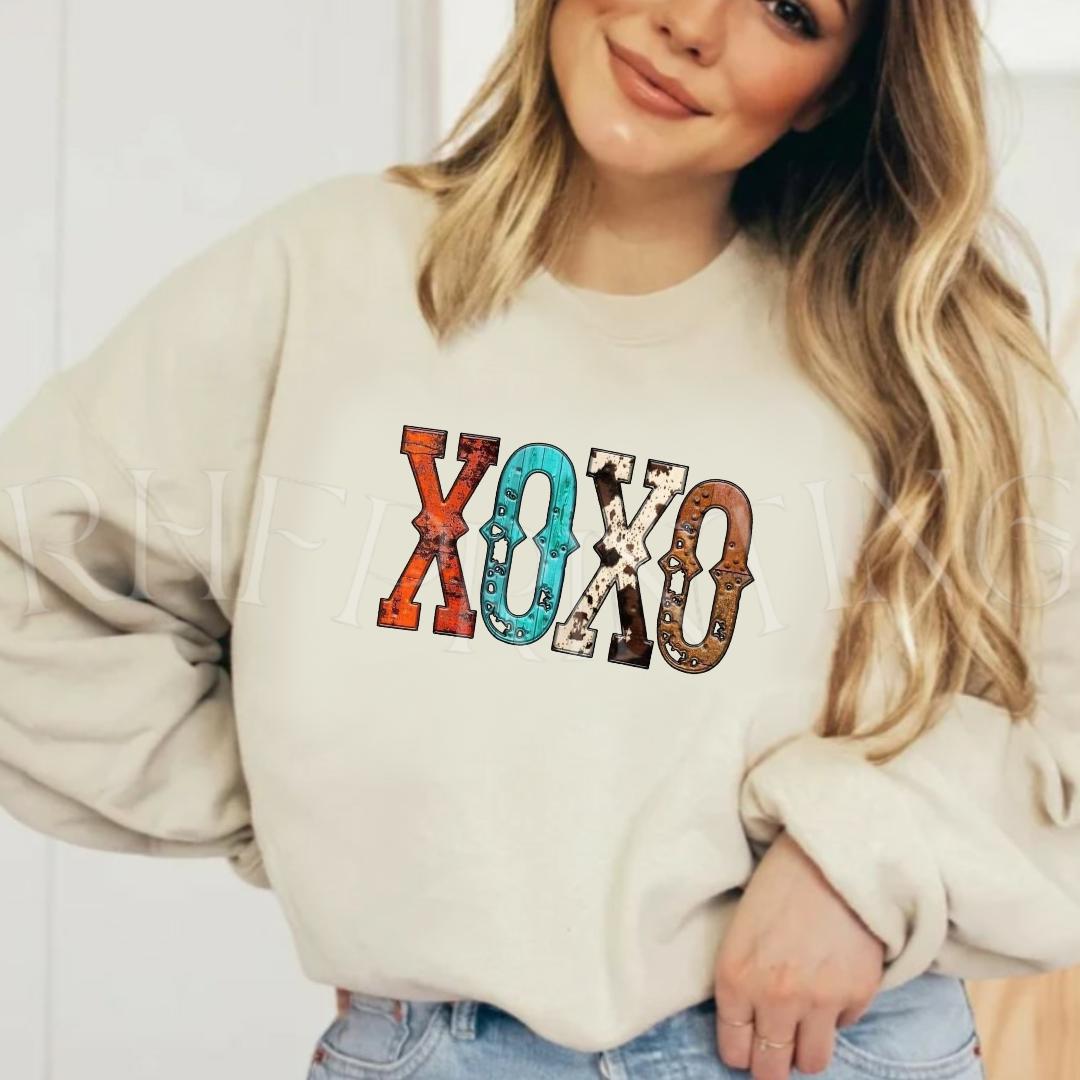 XOXO Western Sweatshirt