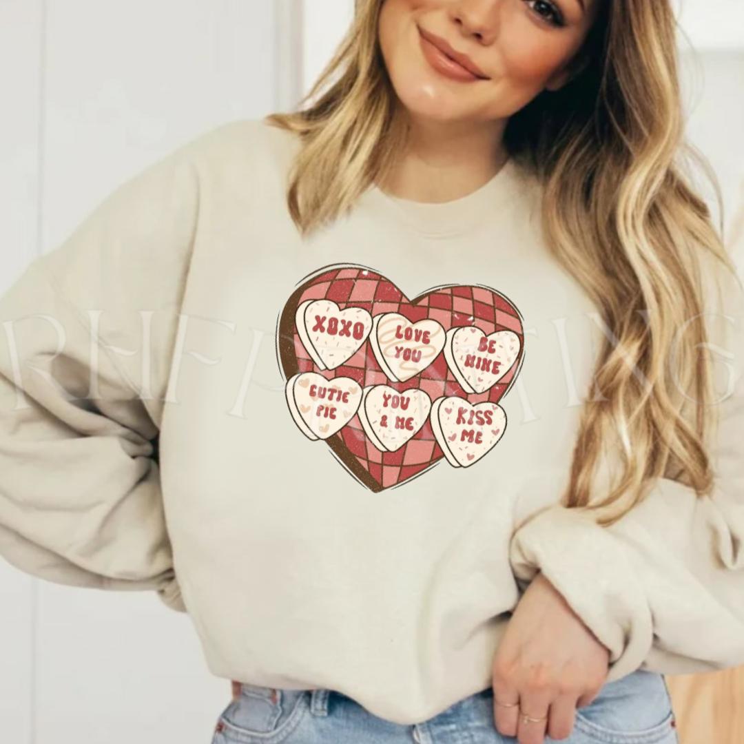 Candy Hearts Sweatshirt