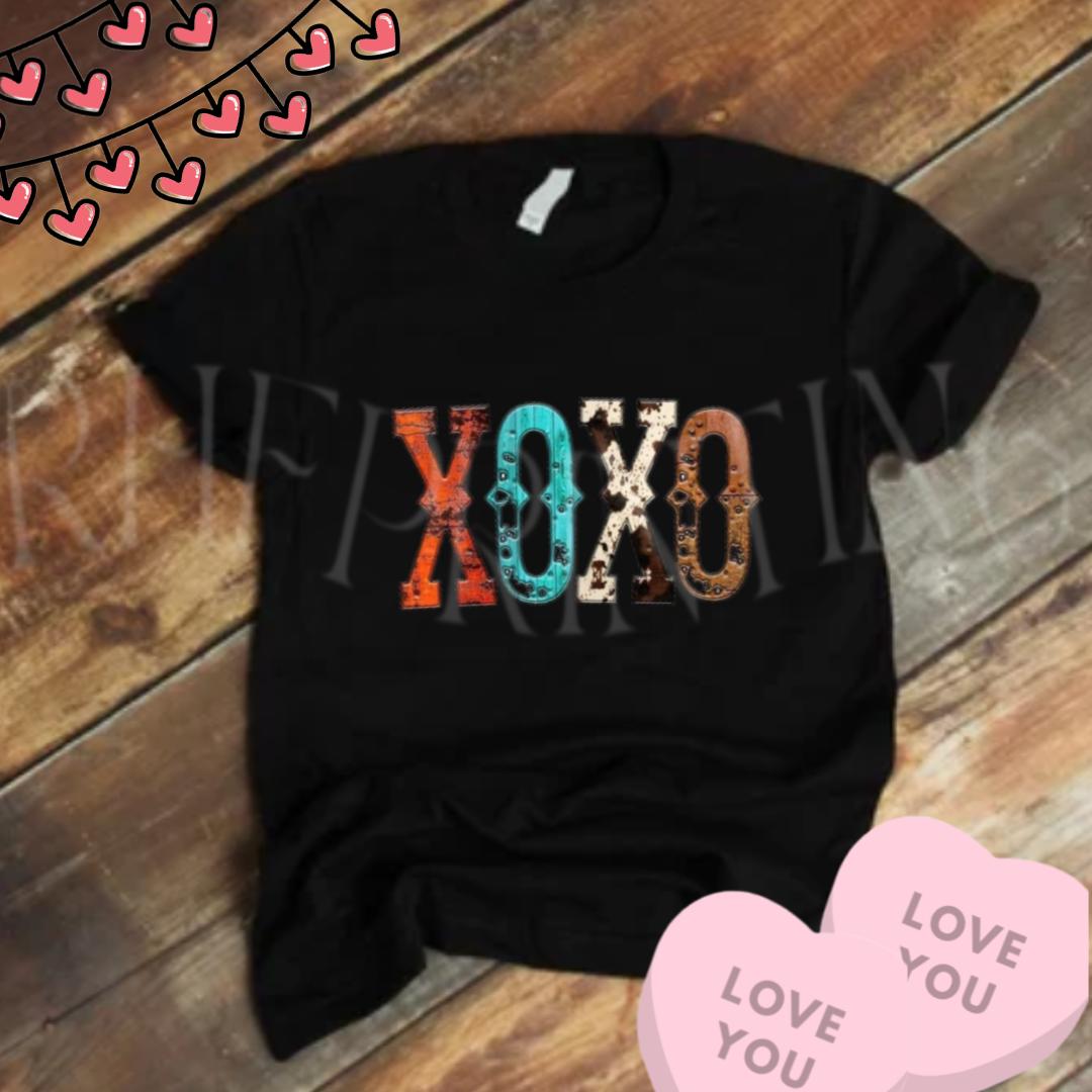 XOXO Western Tee