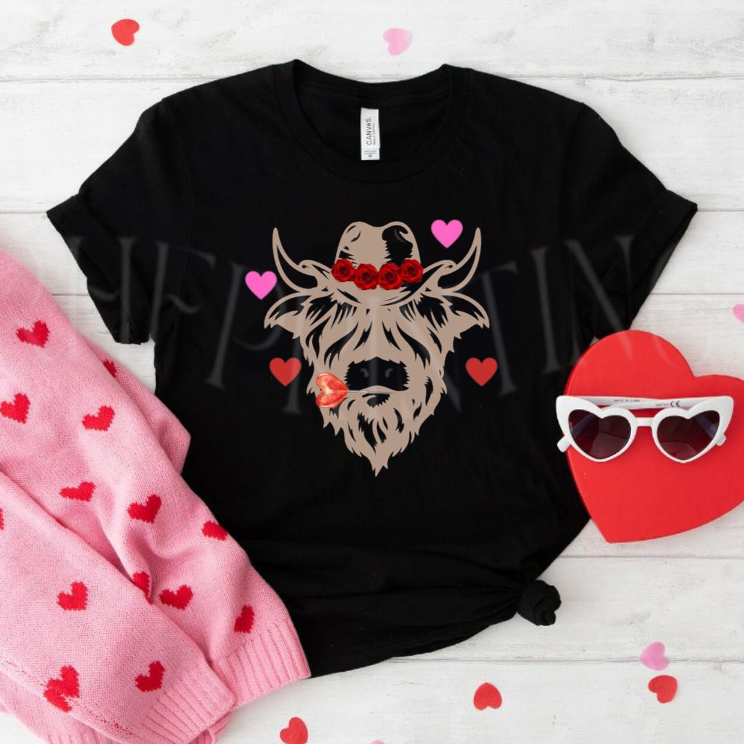 Lollipop Cowboy Cow Tee