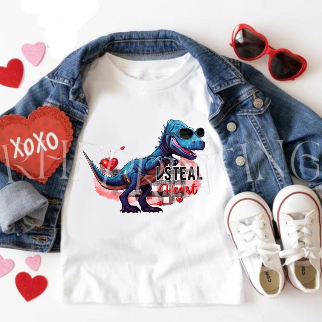 Dino Steal Boys Tee