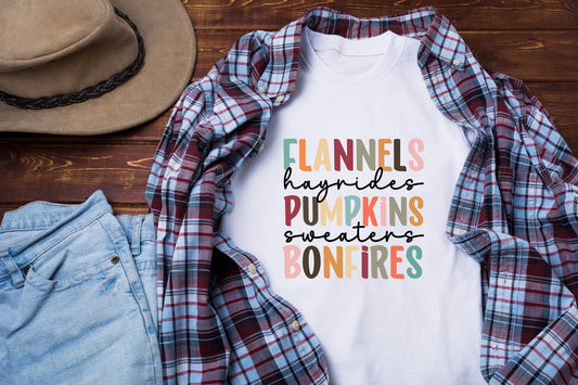 Flannel Fall T-shirt