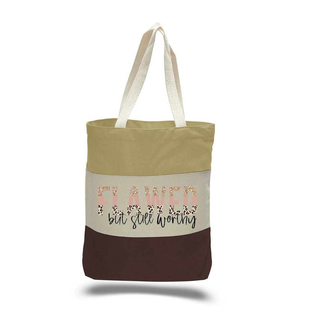 Faith Based Tri-color Totes