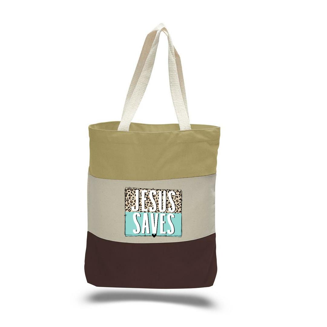 Faith Based Tri-color Totes