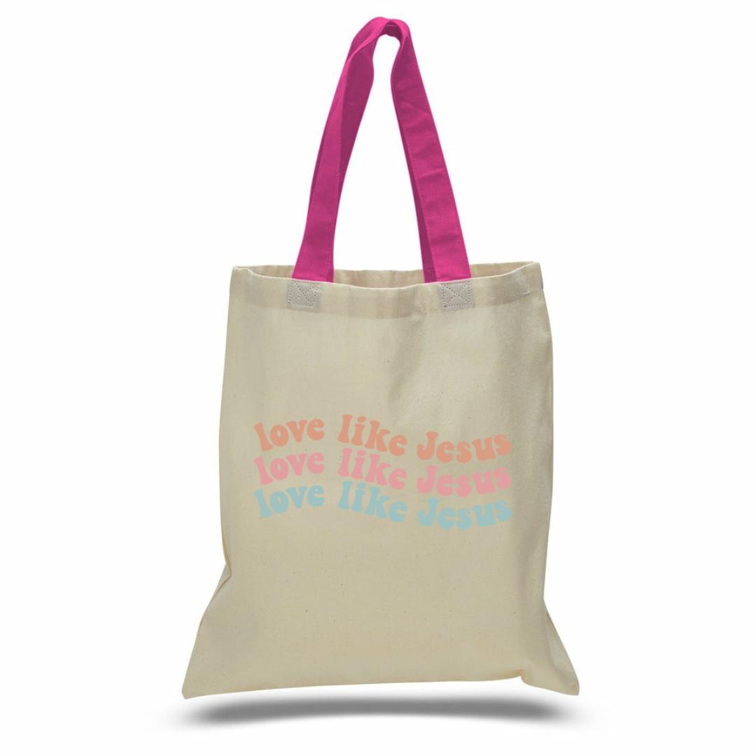 Faith Base Canvas/Color Handle Totes