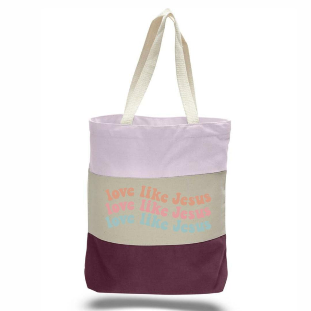 Faith Based Tri-color Totes