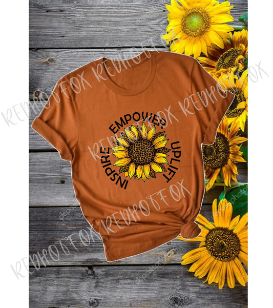 Empower Sunflower Tee