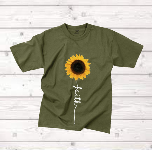 Faith Sunflower Tee