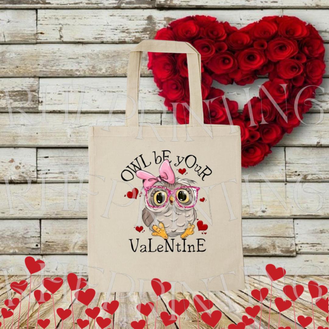 Valentine Love Bag "Owl be your Valentine"