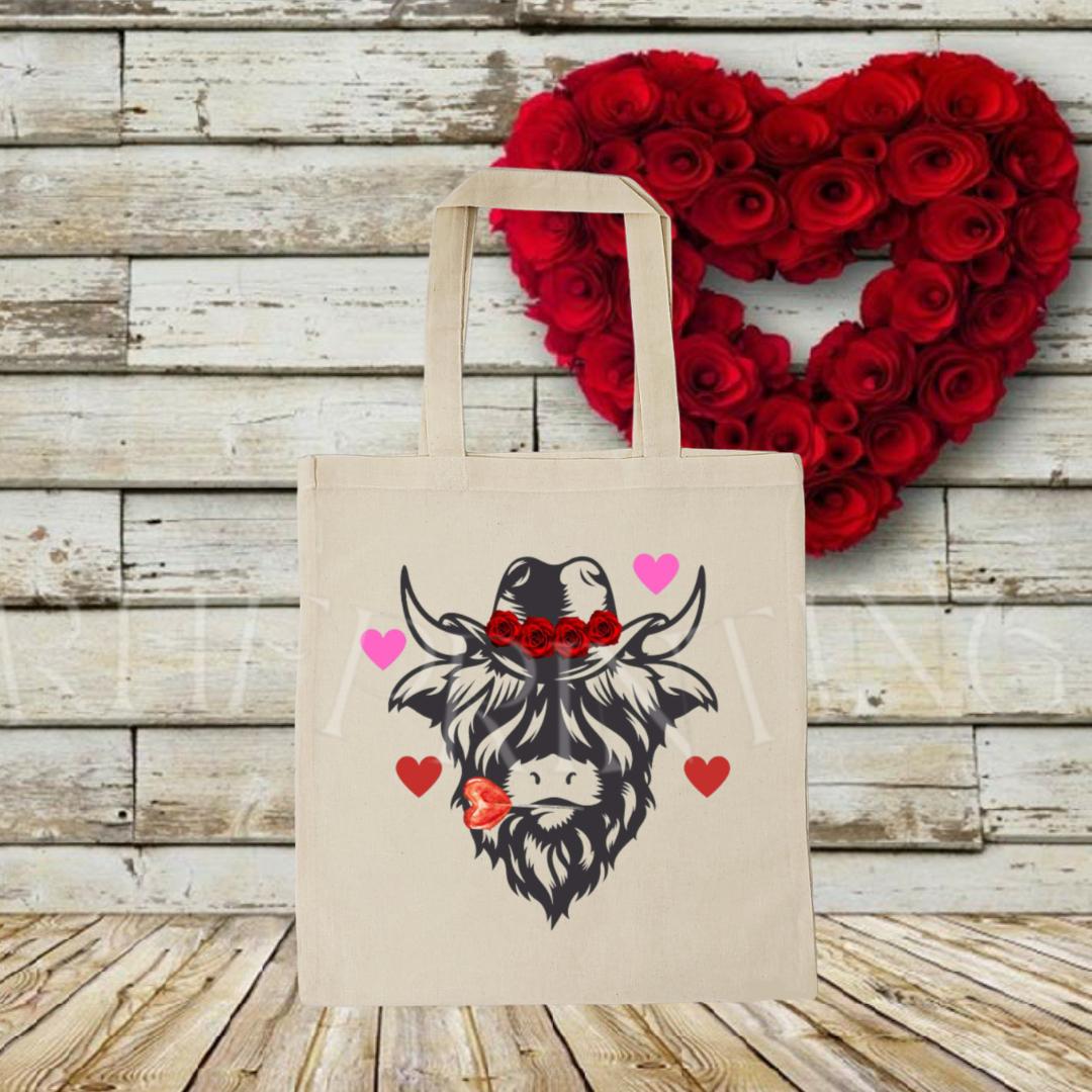 Valentine Love Bag "Cowboy Cow"